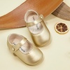 image:imageSoft Sole Baby Dress Shoes  Infant Baby Walking Shoes Moccasinss Rubber Sole Crib ShoesB8725gold