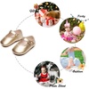 image:imageSoft Sole Baby Dress Shoes  Infant Baby Walking Shoes Moccasinss Rubber Sole Crib ShoesB8725gold