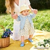 image:imageSoft Sole Baby Dress Shoes  Infant Baby Walking Shoes Moccasinss Rubber Sole Crib ShoesB8725light Blue