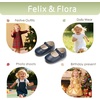 image:imageSoft Sole Baby Dress Shoes  Infant Baby Walking Shoes Moccasinss Rubber Sole Crib ShoesB8725navy Blue