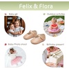 image:imageSoft Sole Baby Dress Shoes  Infant Baby Walking Shoes Moccasinss Rubber Sole Crib ShoesB8725nude