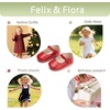 image:imageSoft Sole Baby Dress Shoes  Infant Baby Walking Shoes Moccasinss Rubber Sole Crib ShoesB8725red