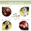 image:imageSoft Sole Baby Dress Shoes  Infant Baby Walking Shoes Moccasinss Rubber Sole Crib ShoesB8725white