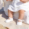 image:imageSoft Sole Baby Dress Shoes  Infant Baby Walking Shoes Moccasinss Rubber Sole Crib ShoesB8725white