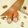 image:imageSoft Sole Baby Dress Shoes  Infant Baby Walking Shoes Moccasinss Rubber Sole Crib ShoesB8726brown