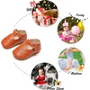 image:imageSoft Sole Baby Dress Shoes  Infant Baby Walking Shoes Moccasinss Rubber Sole Crib ShoesB8726brown