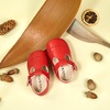 image:imageSoft Sole Baby Dress Shoes  Infant Baby Walking Shoes Moccasinss Rubber Sole Crib ShoesB8726red