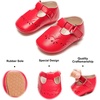 image:imageSoft Sole Baby Dress Shoes  Infant Baby Walking Shoes Moccasinss Rubber Sole Crib ShoesB8726red