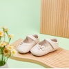 image:imageSoft Sole Baby Dress Shoes  Infant Baby Walking Shoes Moccasinss Rubber Sole Crib ShoesB8727beige