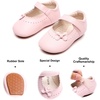 image:imageSoft Sole Baby Dress Shoes  Infant Baby Walking Shoes Moccasinss Rubber Sole Crib ShoesB8727pink