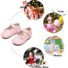 image:imageSoft Sole Baby Dress Shoes  Infant Baby Walking Shoes Moccasinss Rubber Sole Crib ShoesB8727pink