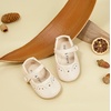 image:imageSoft Sole Baby Dress Shoes  Infant Baby Walking Shoes Moccasinss Rubber Sole Crib ShoesB8728beige
