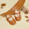 image:imageSoft Sole Baby Dress Shoes  Infant Baby Walking Shoes Moccasinss Rubber Sole Crib ShoesB8728brown