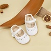 image:imageSoft Sole Baby Dress Shoes  Infant Baby Walking Shoes Moccasinss Rubber Sole Crib ShoesB8728white