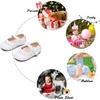 image:imageSoft Sole Baby Dress Shoes  Infant Baby Walking Shoes Moccasinss Rubber Sole Crib ShoesB8728white