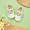 image:imageSoft Sole Baby Dress Shoes  Infant Baby Walking Shoes Moccasinss Rubber Sole Crib ShoesB8729apricot