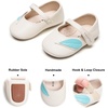 image:imageSoft Sole Baby Dress Shoes  Infant Baby Walking Shoes Moccasinss Rubber Sole Crib ShoesB8729apricot