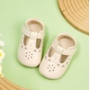 image:imageSoft Sole Baby Dress Shoes  Infant Baby Walking Shoes Moccasinss Rubber Sole Crib ShoesB8730beige