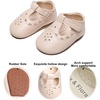 image:imageSoft Sole Baby Dress Shoes  Infant Baby Walking Shoes Moccasinss Rubber Sole Crib ShoesB8730beige