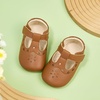 image:imageSoft Sole Baby Dress Shoes  Infant Baby Walking Shoes Moccasinss Rubber Sole Crib ShoesB8730brown