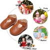 image:imageSoft Sole Baby Dress Shoes  Infant Baby Walking Shoes Moccasinss Rubber Sole Crib ShoesB8730brown