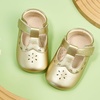 image:imageSoft Sole Baby Dress Shoes  Infant Baby Walking Shoes Moccasinss Rubber Sole Crib ShoesB8730gold