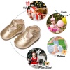 image:imageSoft Sole Baby Dress Shoes  Infant Baby Walking Shoes Moccasinss Rubber Sole Crib ShoesB8730gold
