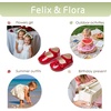 image:imageSoft Sole Baby Dress Shoes  Infant Baby Walking Shoes Moccasinss Rubber Sole Crib ShoesBn36red