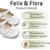image:imageSoft Sole Baby Dress Shoes  Infant Baby Walking Shoes Moccasinss Rubber Sole Crib ShoesBn36white