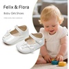 image:imageSoft Sole Baby Dress Shoes  Infant Baby Walking Shoes Moccasinss Rubber Sole Crib ShoesBn36white