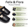 image:imageSoft Sole Baby Dress Shoes  Infant Baby Walking Shoes Moccasinss Rubber Sole Crib ShoesBn40black