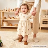 image:imageSoft Sole Baby Dress Shoes  Infant Baby Walking Shoes Moccasinss Rubber Sole Crib ShoesBn40brown