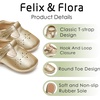image:imageSoft Sole Baby Dress Shoes  Infant Baby Walking Shoes Moccasinss Rubber Sole Crib ShoesBn40gold