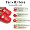 image:imageSoft Sole Baby Dress Shoes  Infant Baby Walking Shoes Moccasinss Rubber Sole Crib ShoesBn40red