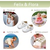 image:imageSoft Sole Baby Dress Shoes  Infant Baby Walking Shoes Moccasinss Rubber Sole Crib ShoesBn40white