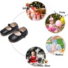 image:imageSoft Sole Baby Shoes  Infant Baby Walking Shoes Moccasins Rubber Sole Crib Shoes8525 Black