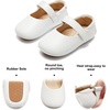 image:imageSoft Sole Baby Shoes  Infant Baby Walking Shoes Moccasins Rubber Sole Crib Shoes8525 White