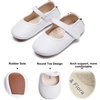 image:imageSoft Sole Baby Shoes  Infant Baby Walking Shoes Moccasins Rubber Sole Crib Shoes8525 White