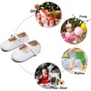 image:imageSoft Sole Baby Shoes  Infant Baby Walking Shoes Moccasins Rubber Sole Crib Shoes8525 White
