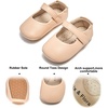 image:imageSoft Sole Baby Shoes  Infant Baby Walking Shoes Moccasins Rubber Sole Crib Shoes8525nude