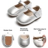 image:imageSoft Sole Baby Shoes  Infant Baby Walking Shoes Moccasins Rubber Sole Crib Shoes8525silver