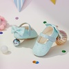 image:imageSoft Sole Baby Shoes  Infant Baby Walking Shoes Moccasins Rubber Sole Crib ShoesB05blue