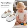 image:imageSoft Sole Baby Shoes  Infant Baby Walking Shoes Moccasins Rubber Sole Crib ShoesB05gl White