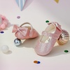 image:imageSoft Sole Baby Shoes  Infant Baby Walking Shoes Moccasins Rubber Sole Crib ShoesB05pink