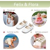 image:imageSoft Sole Baby Shoes  Infant Baby Walking Shoes Moccasins Rubber Sole Crib ShoesB05white