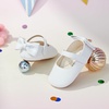image:imageSoft Sole Baby Shoes  Infant Baby Walking Shoes Moccasins Rubber Sole Crib ShoesB05white