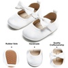 image:imageSoft Sole Baby Shoes  Infant Baby Walking Shoes Moccasins Rubber Sole Crib ShoesB17white