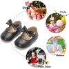 image:imageSoft Sole Baby Shoes  Infant Baby Walking Shoes Moccasins Rubber Sole Crib ShoesB23black