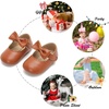 image:imageSoft Sole Baby Shoes  Infant Baby Walking Shoes Moccasins Rubber Sole Crib ShoesB23brown