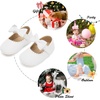 image:imageSoft Sole Baby Shoes  Infant Baby Walking Shoes Moccasins Rubber Sole Crib ShoesB23white